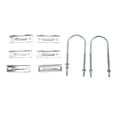 thumbnail image 2 of Antenna Mast Clamp Strong and Secure, Versatile Mounting, All Weather, Easy Installation for Mast with Double Antenna Mast Clamp Kit Iron V Jaw Block, U, 2 of 8