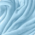 thumbnail image 4 of Bare Home Microplush Fleece Blanket - 300 GSM - Fuzzy Microfleece - Soft & Plush - King, Light Blue, 4 of 5