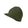 thumbnail image 1 of Winter Cuff less Beanie Visor Cap, Olive, 1 of 1