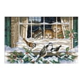 thumbnail image 1 of Débutant 14 Point Compté et Oiseaux Broderie Handwork Modèle Mariage Cadeaux Chambre Décor, 1 of 8