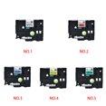 thumbnail image 3 of QualitChoice Label Printer Tape Waterproof 8 Meter Self-adhesive Shopping Mall PET Maker Ribbon Replacement for P-Touch Black on Blue 1Set, 3 of 6