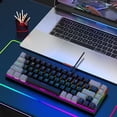 thumbnail image 3 of Gaming Mechanical Keyboard 60% RGB Blue Switch 68 Keys Wired Gaming Keyboard for PC Laptop, 3 of 7
