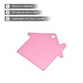thumbnail image 4 of Unique Bargains House Shape Blank Tags Metal Stamping Tag Blank Dog ID Tags, Pink Engraving Tags, 25 Pack, 4 of 7