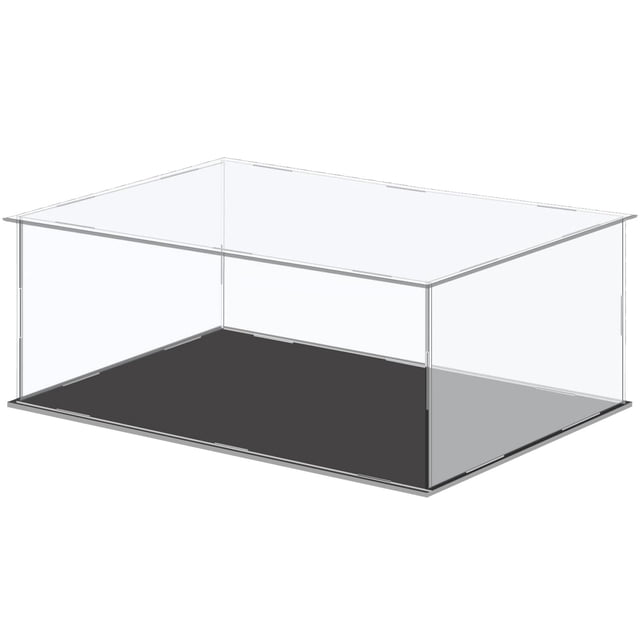 Acrylic Display Case, Dustproof Assemble Box, Clear Display Stand with Base for Action Figure Display, Collectibles