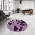 thumbnail image 4 of Ahgly Tapis Rectangulaire Lavable en Machine Intérieur Transitionnel Orchidée Violet, 8 Pieds x 10 Pieds, 4 of 7