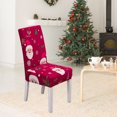 thumbnail image 1 of Christmas Chair Cover With Elastic Stretchable Washable Protective Cover Suitable For Restaurant Ceremony Hotel Chair Cover, 1 of 5