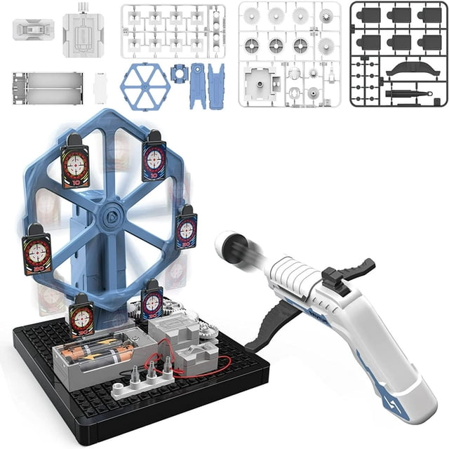 STEM Toys Mechanical Painting Science Kit Exploration Kit for Circuit and Gear Principles Electronics Building Kit for Kids Ages 8+ Educational Scientific Tools for 8+ Years Old Kids Gift