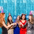 thumbnail image 3 of 1pcs Set 9.8ft Gold Aluminium Foil For Birthday Party Photo Backdrop Fringe Curtain Tinsel Curtain Backdrop Streamers Party 1pcs Set 9.8ft Gold Aluminium Foil Photo Backdrop For Birthday Party Stream, 3 of 7