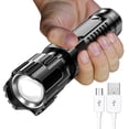 thumbnail image 2 of Dvkptbk Lampe Portative à Main Led Nouvelle Lampe de Poche d'Extérieur Portable Éclairage Charge USB Plastique Mini Lampe de Poche à Lumière Forte Camping et Randonnée, 2 of 9