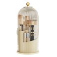 thumbnail image 1 of Rotating makeup brush storage tube, vanity pen holder, lipstick shelf, dust-proof compartment storage box, 1 of 9