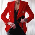 thumbnail image 3 of Heliisoer Business Elegant Office Work Women Lady Solid Button Suit Jacket Coat, 3 of 3