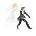 thumbnail image 1 of Resin Figurine Wedding Cake Topper for Reluctant Grooms, 1 of 8
