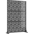 thumbnail image 1 of OUYAWEI Metal Privacy Screen,Freestanding Decorative Divider,Extended Height Privacy Screen with Stable Base for Garden,Cube design, 1 of 8