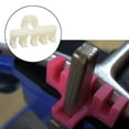 thumbnail image 3 of 1 Pce Adaptateur de Répartiteur de Charge pour Raquette de Badminton, Réducteur de Pression, Protecteur, 5 Accessoires Professionnels pour Machine d'Enfilage de Raquette 3,5x1,5 cm Blanc, 3 of 8