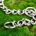 thumbnail image 2 of Collier Premium en Acier Inoxydable, Collier Étrangleur Solide, Durable, Résistant aux Intempéries, Chaîne en Métal Résistante au Ternissement, Collier d'Entraînement pour Chien Anti-Traction, 2 of 7