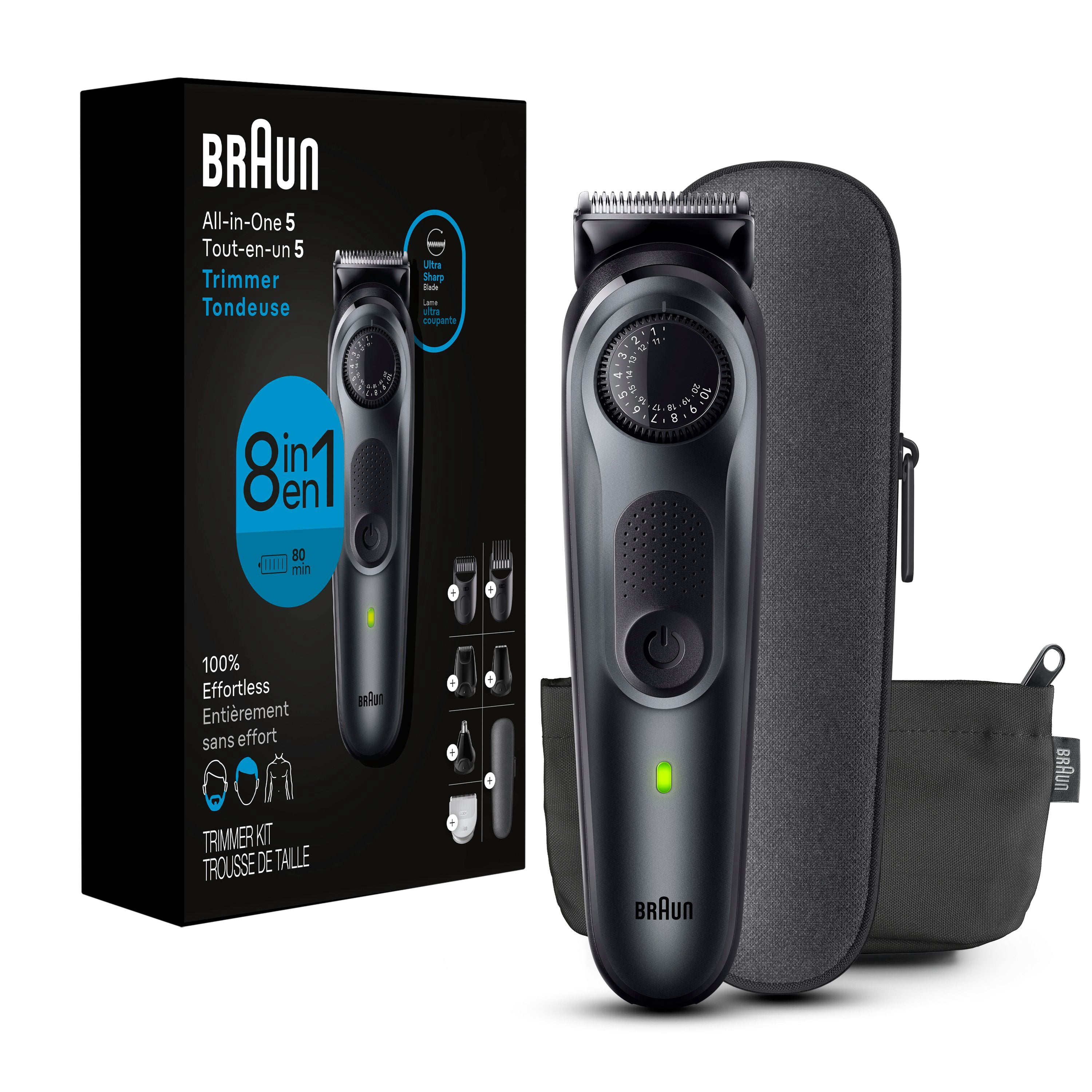 Braun All-In-One Style Kit Series 5 5471, 8-in-1 Trimmer for Men