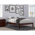 thumbnail image 1 of AFI Colorado Solid Wood Full Size Modern Platform Bed in Walnut, 1 of 7