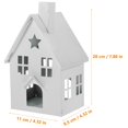 thumbnail image 2 of LOVEVER Christmas Candle Holder Galvanized Tin Houses Iron, 2 of 8