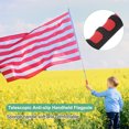 thumbnail image 2 of Uxcell 4-Pack 6.56Ft/2M Telescopic Flag Pole with Clips Red/Blue/Yellow/Green, 2 of 2