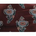 thumbnail image 4 of oneOone Georgette Viscose Fabric Leaves & Floral Block Printed Craft Fabric BTY 42 Inch Wide, 4 of 5