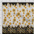 thumbnail image 1 of oneOone Cotton Silk Fabric Artistic Flower Panel Â Printed Craft Fabric BTY 42 Inch Wide, 1 of 3