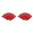 thumbnail image 1 of ZheElen 12pcs 3inch Archery Turkey Feathers Fletchings Vanes Red 3 Inch 2Set, 1 of 6