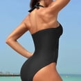 thumbnail image 5 of KIHOUT One Piece Swimsuit for Women Ladies Spring Fashion Solid Color Mesh Bikini Swimsuit, 5 of 5
