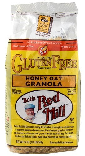 Bobs Red Mill, Granola Gf Honey Oat, 12 Oz, (Pack Of 4)