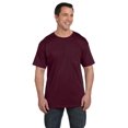 thumbnail image 1 of The Hanes 61 oz Beefy-T avec Poche - Marron - 2TG, 1 of 1