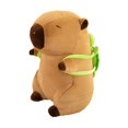 thumbnail image 2 of Jouet Figurine de Capybara en Peluche Dessin Animé Jouet en Peluche Doux pour Objets de Collection des Fêtes 45 cm, 2 of 9