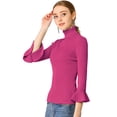 thumbnail image 1 of INSPIRE CHIC Chandail pour Femme à Col Roulé Ajusté en Tricot, 1 of 6