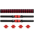 thumbnail image 3 of ikayaa Threaded Dumbbell Handle Bars Extension Bar Set Adjustable Dumbbell Bars for Weight Lifting Home Gym Fitness Exercise, 3 of 7