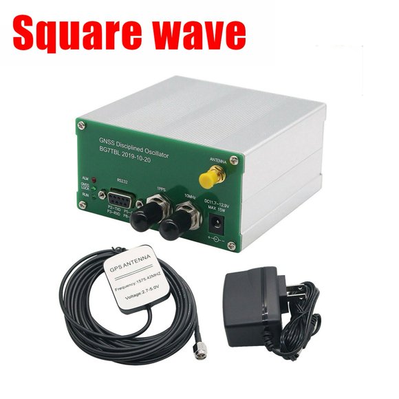 GPS Receiver GPSDO 10MHz 1PPS GPS Disciplined Clock with Antenna Power Supply