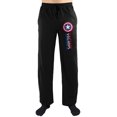 thumbnail image 1 of Marvel Comics Captain America Shield Print Mens Loungewear Lounge Pants, 1 of 7