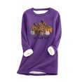 thumbnail image 2 of Hauts pour Sortir Mode Femme Décontracté Manches Longues Col Rond Blouses et Chemises Chandail à Col Rond d'Halloween en Liquidation, 2 of 3
