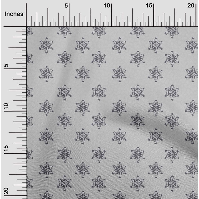 oneOone Viscose Jersey Fabric Floral Block Print Fabric By Yard 60 Inch Wide