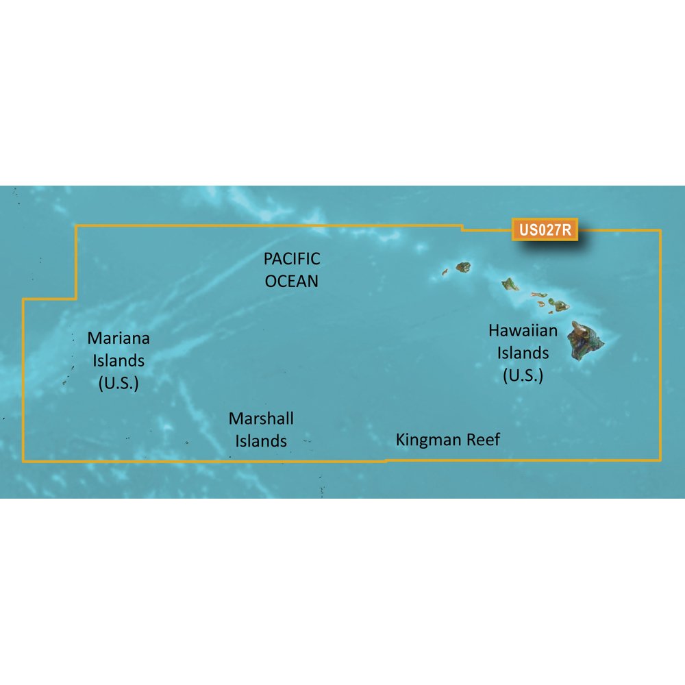 Garmin BlueChart g2 Vision - VUS027R - Hawaiian Islands - Mariana Islands - microSD/SD