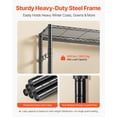 thumbnail image 4 of VEVOR Clothing Garment Rack, Heavy Duty Closet Wardrobe, 7 Adjustable Tiers Clothes Racks with Steel Frame, 850 lbs Load Capacity Clothes Rack with 4 Hanging Rods, 4 of 9