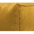 thumbnail image 3 of Fauteuil poire Gouchee Home Rock Velvet Moutarde – Velours polyester de qualité adapté aux adultes et aux adolescents, siège léger et portable pour dortoir ou salon, 3 of 5