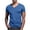 Sky Blue, variant on Summer Saving Clearance! WRKEKC Mens Casual T Shirts,Summer Men's Casual Fashion Solid Color Short Sleeve V-neck Top/Shirt