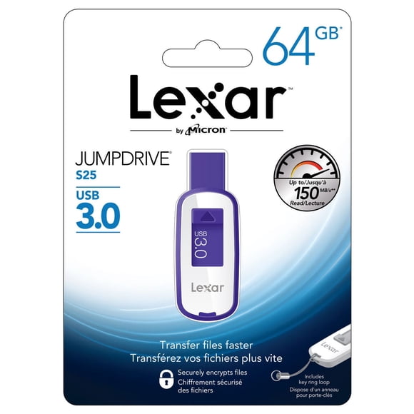 Clé USB Lexar®JumpDrive® S25 64 Go USB 3.0
