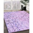 thumbnail image 3 of Ahgly Company Tapis de Zone Carré Lavable en Machine Transitionnel Violet, 8 Pieds Carré, 3 of 7
