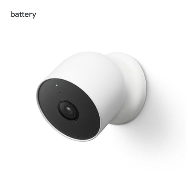Caméra Google Nest intérieure (filaire, 3e génération) – Vidéo 2K et Gemini – Neige