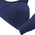 thumbnail image 3 of Bigersell Bras for Women Full-Coverage Wire-Free Bra Style T-10 Non-Slip Support Bra T-10-Dark Blue, 3 of 4