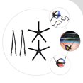 thumbnail image 4 of Basketball Training Aid for Volleyball Practice Made of Webbing Black Color Great for Game Use, 4 of 8