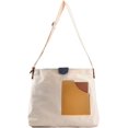 thumbnail image 1 of LinYooLi Fashion Splicing Shoulder Bag for Women Girls Chic Grid Canvas Hobo Tote Handbag Color Contrast, 1 of 4