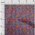 thumbnail image 1 of oneOone Cotton Flex Fabric Chevron Ikat Print Fabric By Yard 40 Inch Wide, 1 of 1