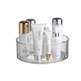 thumbnail image 2 of Mainstays Clear 3-Compartment Rotating Storage Organizer, 100% PET, 2 of 5