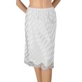 thumbnail image 1 of Gemsli Womens Shadow Cling Free Tone on Tone Striped Half Slip with Novelty Lace, 1 of 1