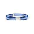 thumbnail image 3 of 1 Ensemble Ceinture Élastique Simple pour Enfants Garçons Boucle Ajustable Taille Extensible Réutilisable Lavable Jeans Accessoires de Vêtements Bleu Foncé Blanc, 3 of 8